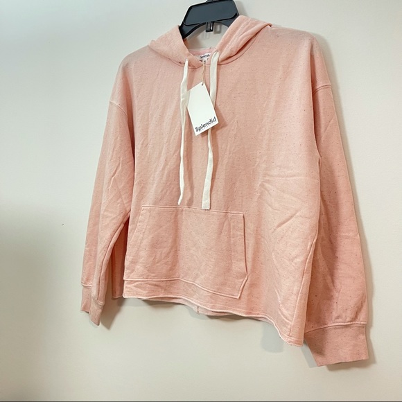 🌟CLEARANCE🌟 Everything must go! NWT✨Splendid Speckled Hoodie pink - Picture 7 of 14